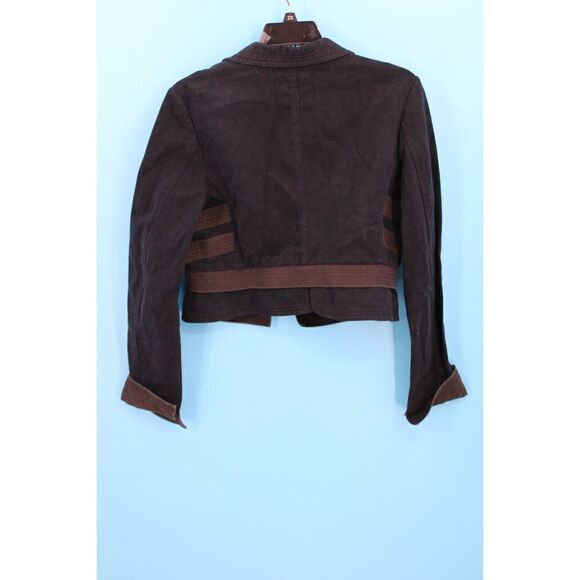 Vintage Polo Ralph Lauren Button Up Military Band Jacket Women XL Navy Blue - Picture 5 of 8